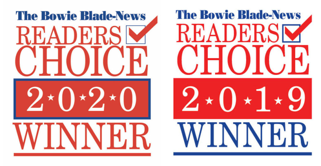 Reader's Choice Award logos from 2019 and 2020